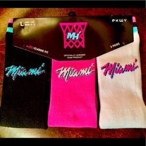 Miami Heat Art Deco “Vice” socks